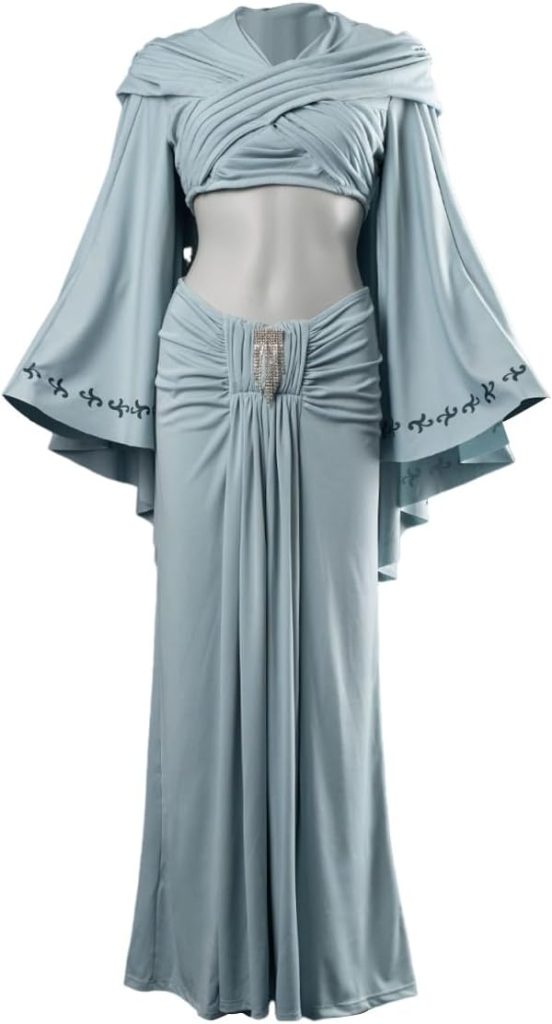 Cosfun Cosplay Costume Tops with Cape Skirts Outfits