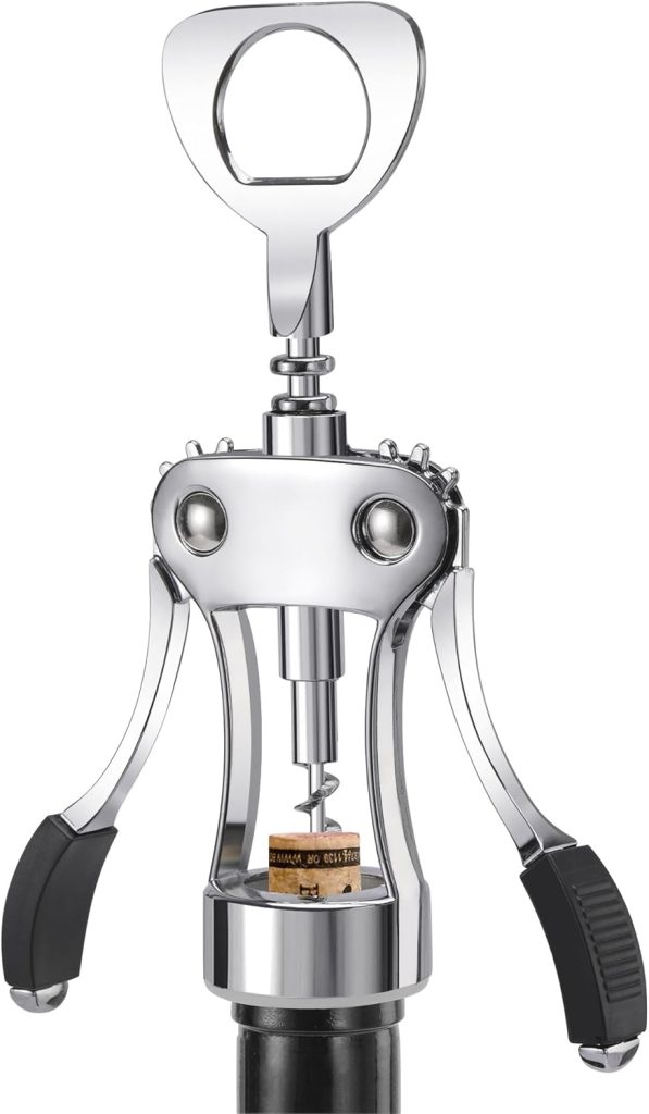KORCCI Wine Opener, Heavy-Duty Zinc Alloy Wing