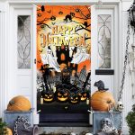 Avezano Halloween Door Cover Haunted House Scary