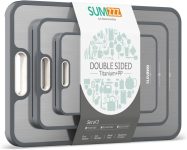 Titanium Cutting Board, Double Sided Food Grade Pure