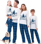 Awoscut Christmas Family Matching Pajamas Sets