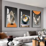 MPLONG Bright Style Framed Wall Art - Abstract Modern