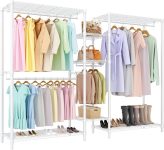 Freestanding Heavy Duty Garment Rack with Adjustable