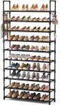 VTRIN 10 Tier Shoe Rack Tall Large Capacity 50 Pair