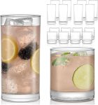 Libbey Province Tumbler and Rocks Glass Set, Elegant