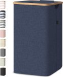 BALEINE Laundry Hamper with Lid, Tall Laundry Baskets