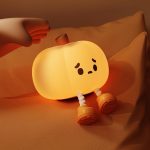 ATSUI Pumpkin Night Light, Halloween LED Squishy
