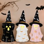 Halloween Decorations Indoor, Set of 3 Ceramic
