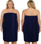 VOOVA & MOVAS Plus Size Wrap Towel for Women, 100%