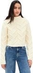 FRAME Women's The Cable Funnel Sweater