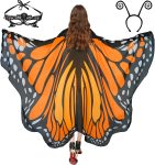 Halloween Costumes Woman 2025-Butterfly Costume Wings