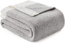 Snuggle Sac Buttery Grey Throw Blanket for Couch,