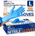 Medical Soft Max Nitrile Exam Gloves, 100 Count