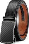 CHAOREN Mens Belt Leather Ratchet Belt - Customizable