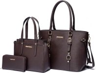 Montana West 3PCS Purses for Women Tote Bag and Wallet