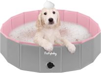 Furrybaby Dog Pool, Kiddie Pool Hard Plastic,