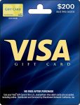 Visa $200 Gift Card (plus $6.95 Purchase Fee)