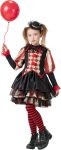 Clown Costume for Kids, Scary Jester Dress Set with