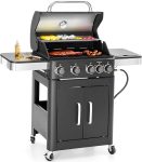 Sophia & William 4-Burner Gas BBQ Grill with Side