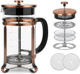 French Press Coffee Maker, 21Oz Coffee Press with 304