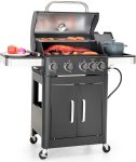 Captiva Designs 4-Burner Propane Gas BBQ Grill with