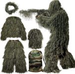 MOPHOTO 5 in 1 Ghillie Suit 3D Camouflage Hunting Suits