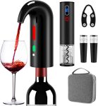 Wine Opener Valentines Day Gift Set with Electric Wine
