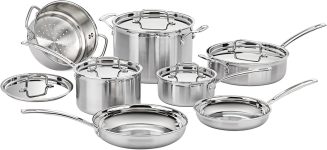 Cuisinart 12-Piece MultiClad Pro Triple Ply Stainless