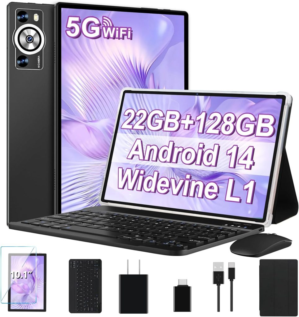 Android 14 Tablet 10.1 Inch 8000mAh Battery Tablets
