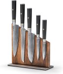Yatoshi Knives Magnetic Kitchen Knife Block Set -