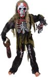 Zombie Costume Kids, Scary Halloween Skeleton Zombie