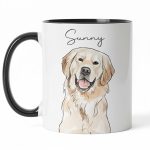 Custom Mug Using Dog Photo + Name, Custom Drinking Cup