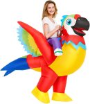KOOY Inflatable Parrot Costume Adult Parrot Blow Up