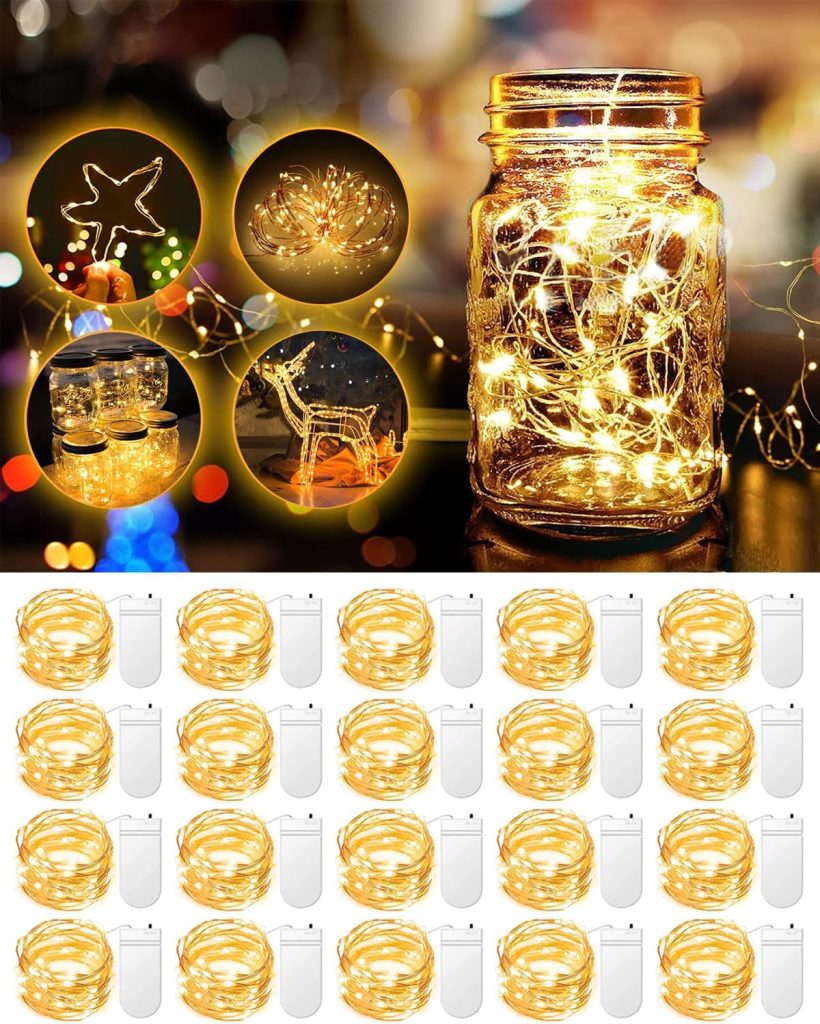 20 Pack Fairy Lights Battery Operated, 3.3ft 20 LED