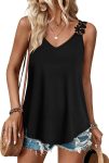 Sipaya Tank Top for Women Spring Fashion Sleeveless V