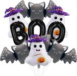 Halloween Balloons Decorations Bat Ghost Balloons BOO