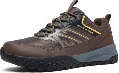 Men's Waterproof Hiking Shoes with Wide Toe Box &
