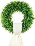 DDHS 20'' Boxwood Wreaths Front Door Artificial Spring
