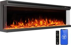 Westinghouse 60inch Electric Fireplace, Realistic