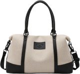 Travel Duffle Bag for Women, Canvas Carry On Weekender