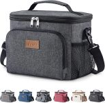 Lifewit Reusable Insulated Lunch Bag, Portable Cooler