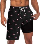 UNICOMIDEA Men Swim Trunks with Compression Liner 9