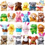JOYIN 24 Pack Mini Animal Plush Toy Assortment (24