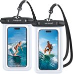 Lamicall Waterproof Phone Pouch Case - [2 Pack][Easy