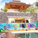 Summerween Decorations Banner for Party, Birthday,