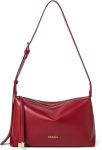 Shrrie Leather Shoulder Bag Purses for Women Soft Vegan