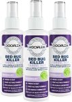 3-Pack Bed Bug Killer Spray - Travel Size TSA Approved