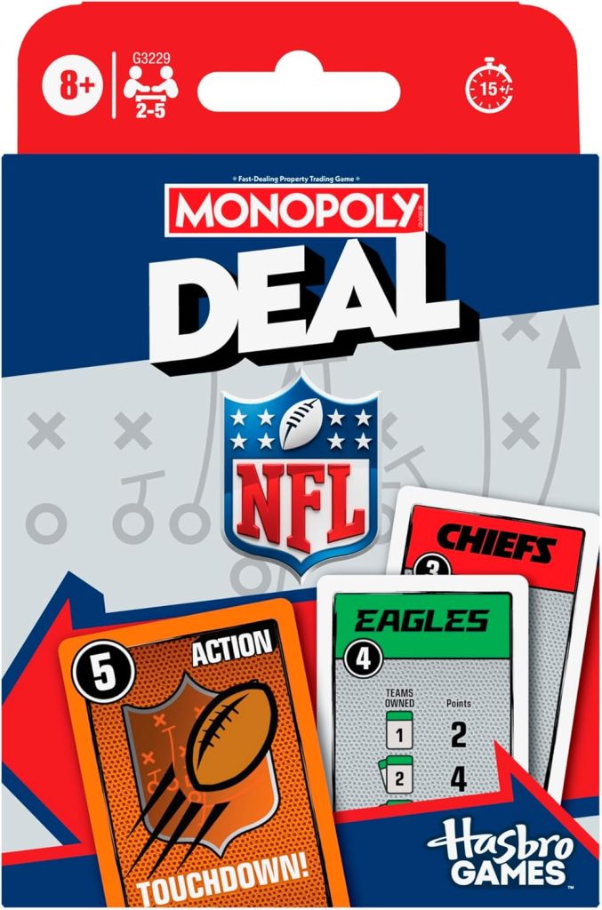 Monopoly Deal NFL Edition Game | Officially Licensed