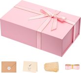 LIFELUM Pink Gift Box 13.85'' x 8.35'' x 4.45'' Gift