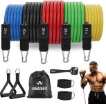 WHATAFIT Resistance Bands, Exercise Bands，Resistance